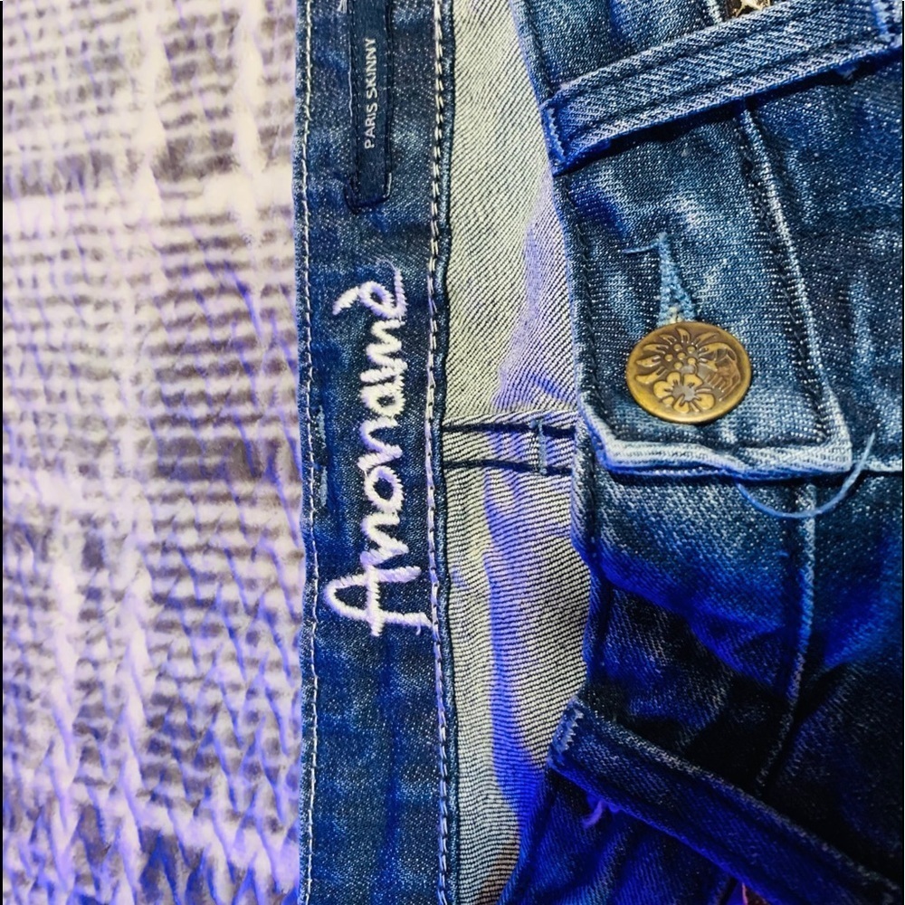 P32- Anonamé authentic blue jeans size 27 - Picture 8 of 10